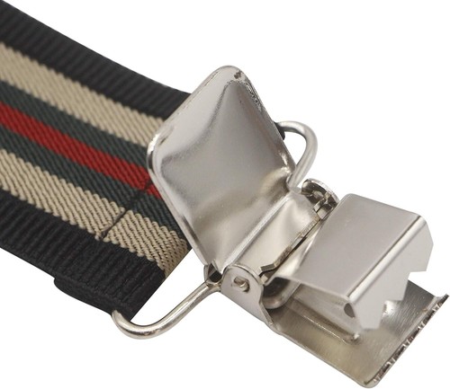 Mens 2 Inch Wide Suspenders Heavy Duty Strong Clips Adjustable Elastic Braces... - Picture 5 of 5