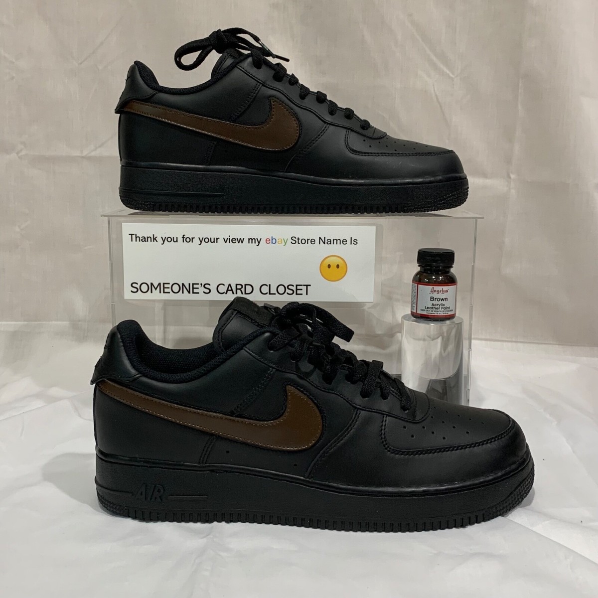 air force 1 black and tan