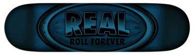 REAL DBX Basalt Construction Oval Blue Foil 8.5 Skateboard Deck
