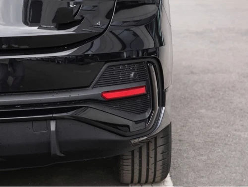 Black ABS For 2020-2023 Audi Q3 Sportback Rear Bumper Trim Strip Replace 3Pcs - Picture 4 of 7