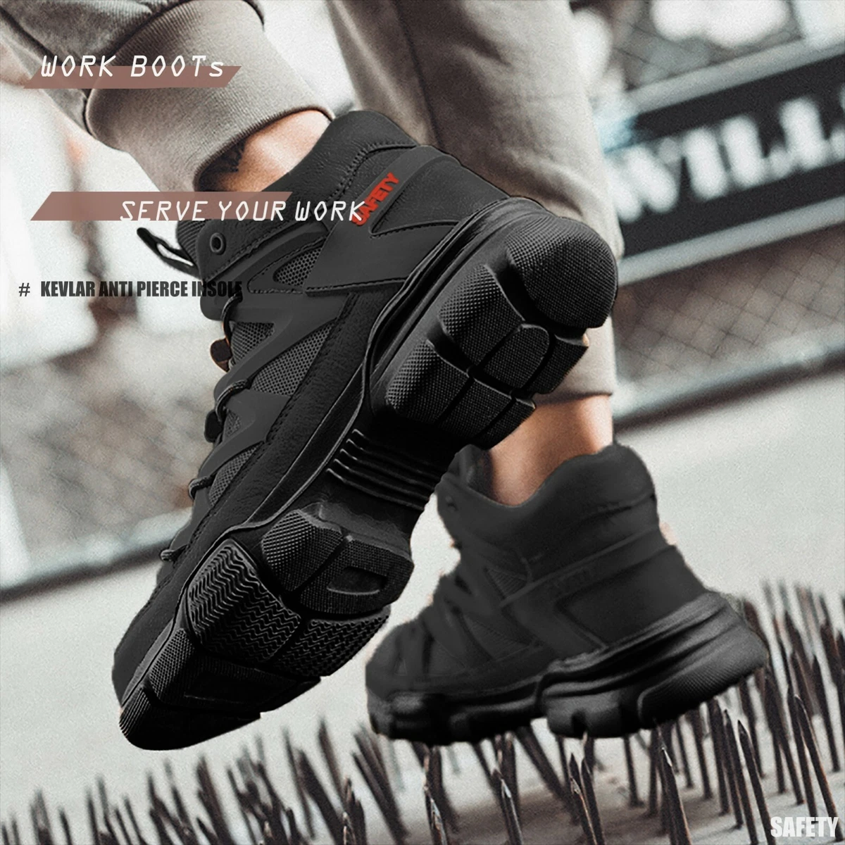 Lightweight safety hotsell work boots