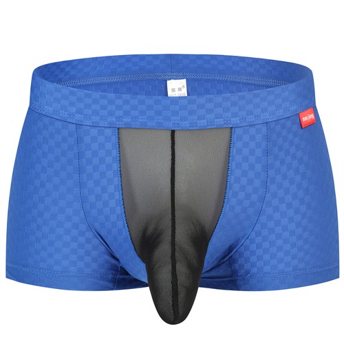 Men's Sexy Bulge Pouch Boxer Shorts Stretchy Breathable Underpants Male Trunks - Picture 52 of 60