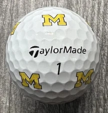 Taylormade TP5 Pix Michigan Wolverines NCAA New v2 Rare Golf Ball (1)