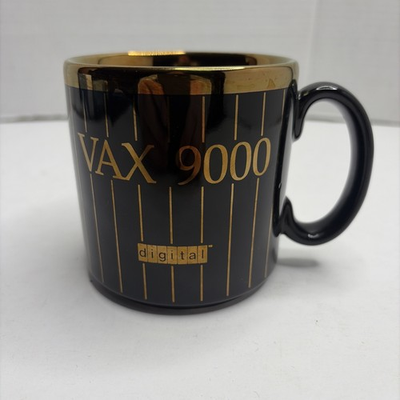 #ad Vintage 1990 Coffee Mug Made in England VAX 9000. Datamation Magazine Award $84.96