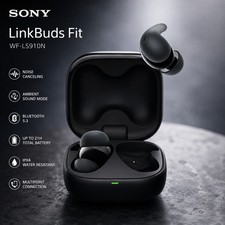Sony LinkBuds Fit WF-LS910N Wireless Noise Canceling Earbuds Black Tested