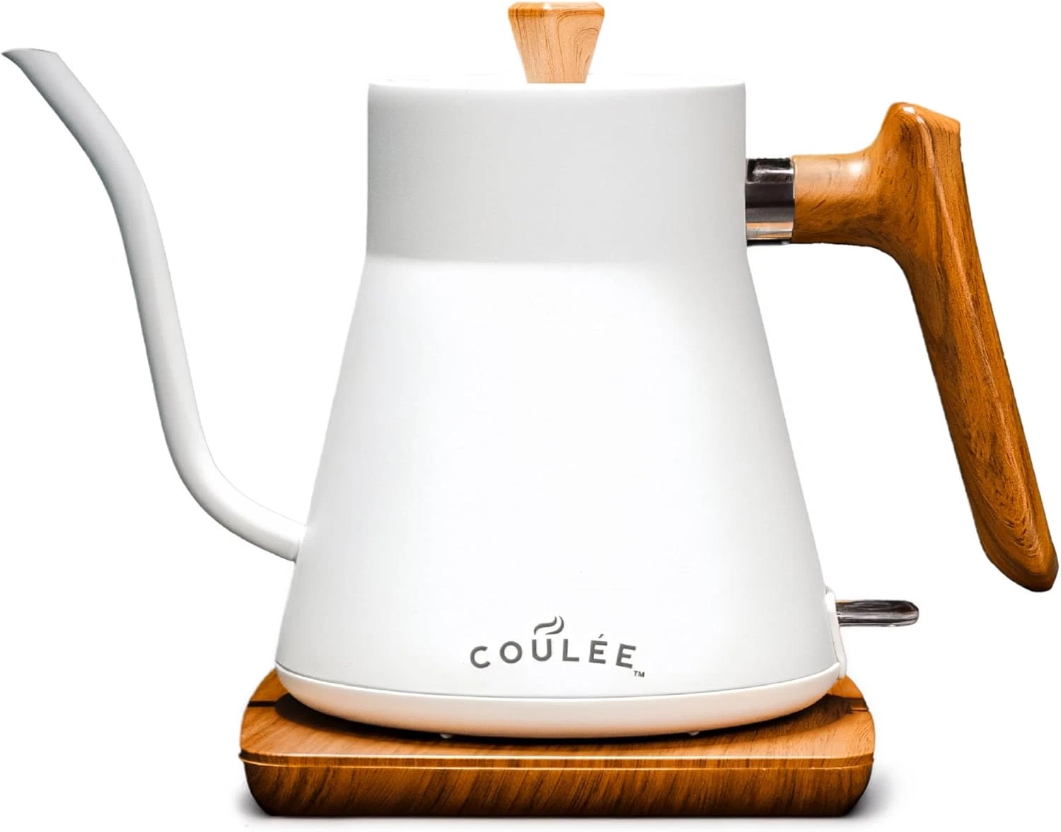 Electric Gooseneck Kettle - Stainless Steel, Ergonomic Handle, Perfect for Coffe