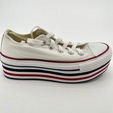 Converse Chuck Taylor All Star OX Womens Size 5.5 White Athletic Shoes Sneakers