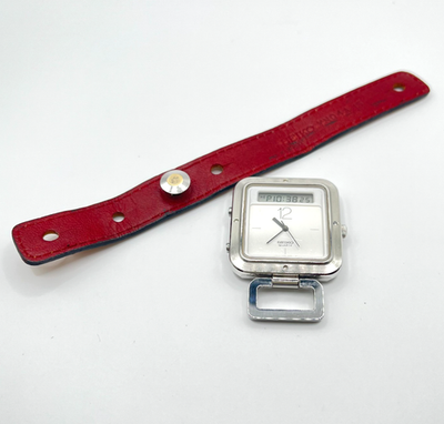 RARE/NEW BATT] Vintage Seiko Nurse Watch Duo-Display H357-5240 w 