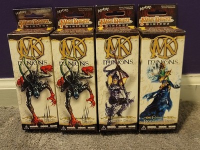 Lot Of 4 Mage Knight Minions Booster Pack *Sealed* WizKids 2002  Quanity Of 4