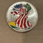 2000 American Silver Eagle Colorized Walking Liberty 1 oz .999 Silver Coin