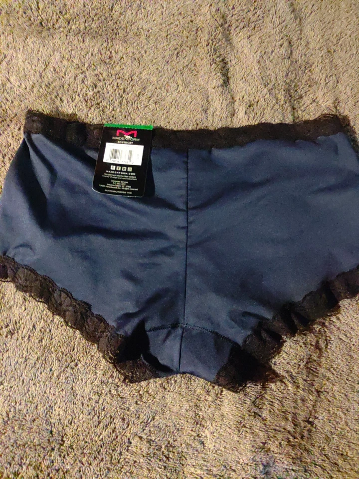  MAIDENFORM #40823, 1 Par Pantalones Cortos Niño Fabuloso Ajuste Talla: 7 Cobertura Completa Foto 3 de 4