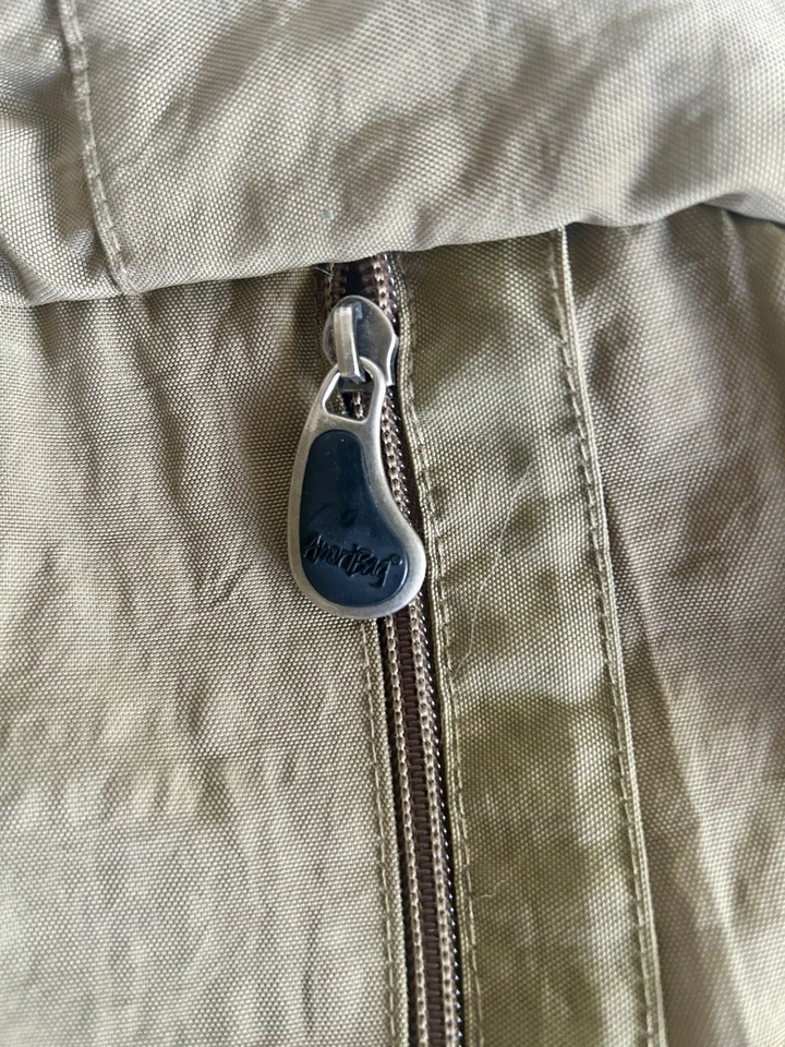 Ameribag Healthy Backpack Crossbody Sling Bag Tan Nylon Size Large - Image 2 of 4