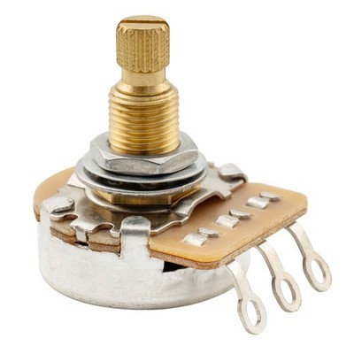 Musiclily Pro HD B25K Brass Metric Split Shaft Linear Taper Guitar Potentiometer
