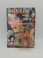 NEW BLACK OUT COMICS HARI KARI ACTION FIGURE W DEMONIC SHIELD NEW 1997 VINTAGE  