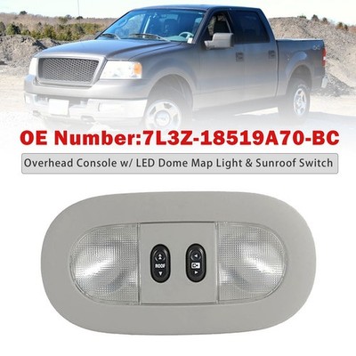 Overhead Console & Sunroof Switch 7L3Z-18519A70-BC Gray Für Ford F-150 2004-2008