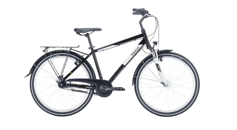 Pegasus Avanti 26″ Fahrrad Citybike Aluminiumrahmen 505-66138 Diamond Black - Bild 4 von 4