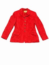 Gianfranco Ferr Red Tailored Wool Blazer, size 42, excellent condition