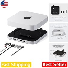 Mac mini M2/M1 Dock Stand NVMe SATA SSD Enclosure USB C 10Gbps