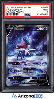 ポケモンカード Suicune V GG38/GG70 Pokemon 2023 Suicune V GG38/GG70 Full Art Crown Zenith PSA 9 | eBay