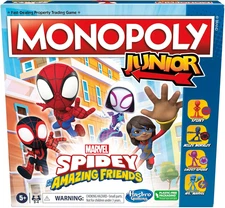 Monopoly Junior: Marvel Spidey and His Amazing Friends Edition Board Game for Ki