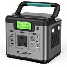 SWAREY Portable Power Station S500 518Wh 230V/1000W Solar Power Generator Supply