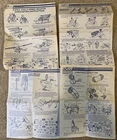 G.I. Joe ARAH S.H.A.R.C., F.A.N.G., Cobra POGO & SEA RAY Blueprints Vintage
