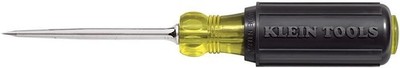 Klein Tools Scratch Awl 3-1/2 Inch Shank Cushion Grip Hand Scribe Tool