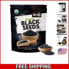 Black Seeds - Organic Nigella Sativa, Gluten-Free, 10oz - Health Essential