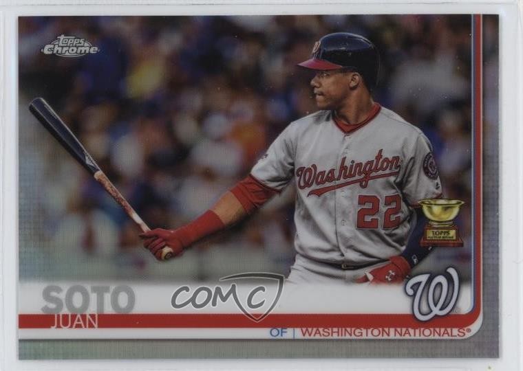 2019 Topps Chrome Refractor Juan Soto #155