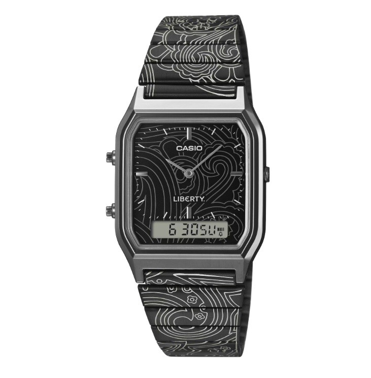 Casio Vintage x Liberty Limited Edition AQ-230EBLT-1ADR Black Dial Watch