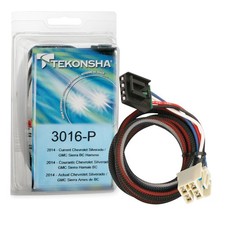 Tekonsha 3016-P Trailer Brake Controller, Custom Brake Wiring Harness for