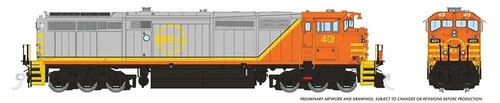 Rapido 24524 HO GE Armaturenbrett 8-40CM - Sound und DCC Quebec North Shore & Labrador 402 | Zustand: New