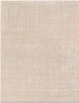 New Handmade Color Ivory, Cream Hand Loom Viscose Rug Luxury Design Carpet Rug