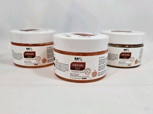 Made For Locs Vegan Retwist Styling Gel Residue-Free, Strong Hold, 4oz, Lot of 3