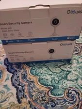 Goowis Smart Security Cameras, Works With Alexa Echo Show, 2 Boxes Of 2 Indoor