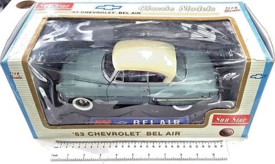 サンスター1953 Chevrolet Bel Air ダイキャスト 1:18 1953 Chevrolet Bel Air Blue 1:18 Diecast Sun Star | eBay