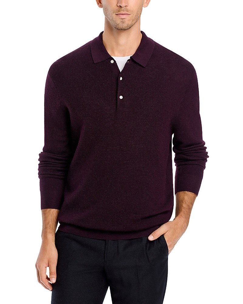 The Mens Store at Bloomingdales Merino Wool Textured Pique Polo Sweater XXL 28590₽