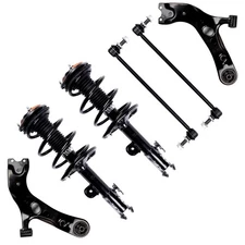 For 2006-12 Toyota RAV4 2.4 2.5L Lower Control Arms Front Shock Struts Sway Bars