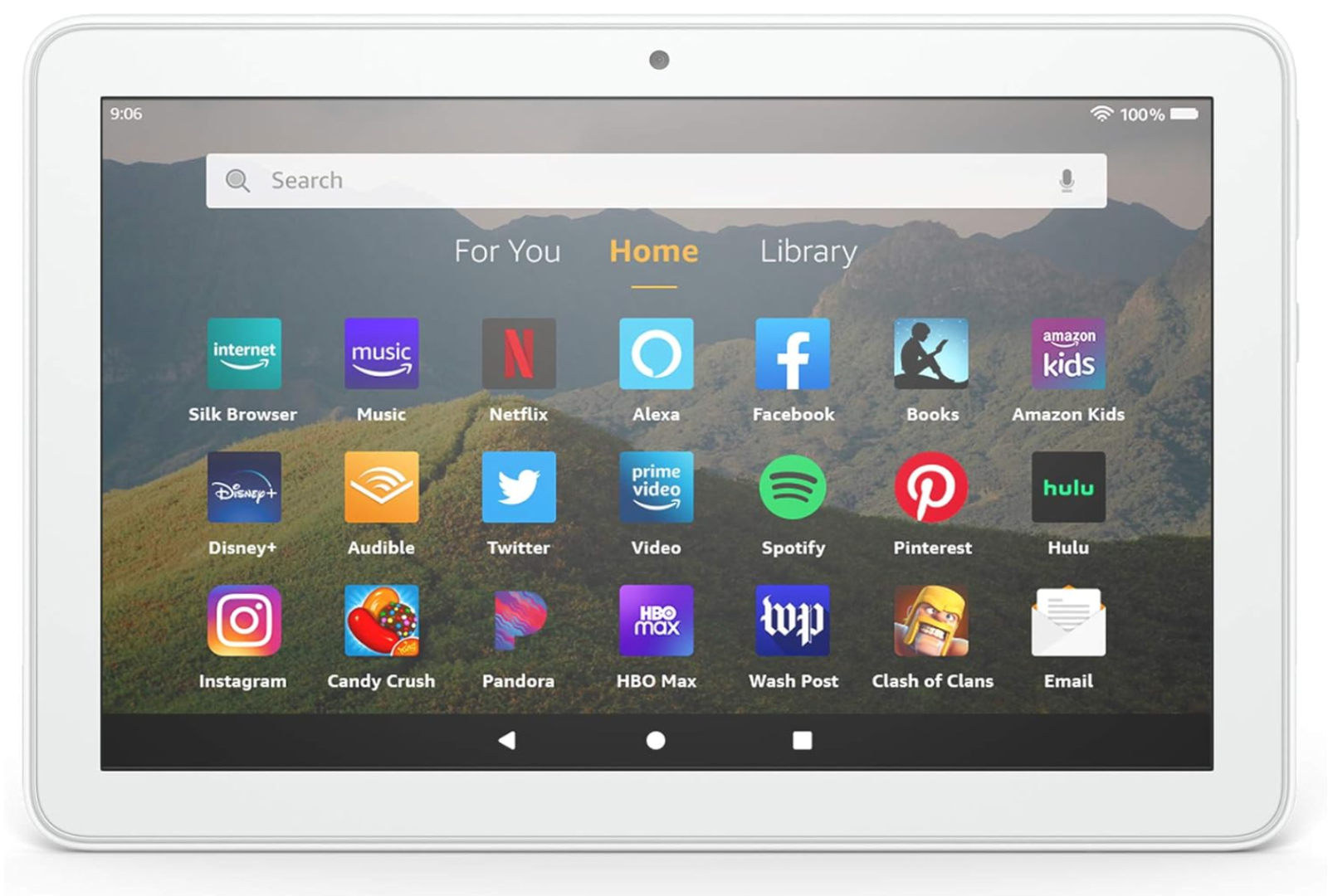 Amazon Fire HD 8 Tablet - Full HD 8"" Display in White 32GB - 10th Gen - White