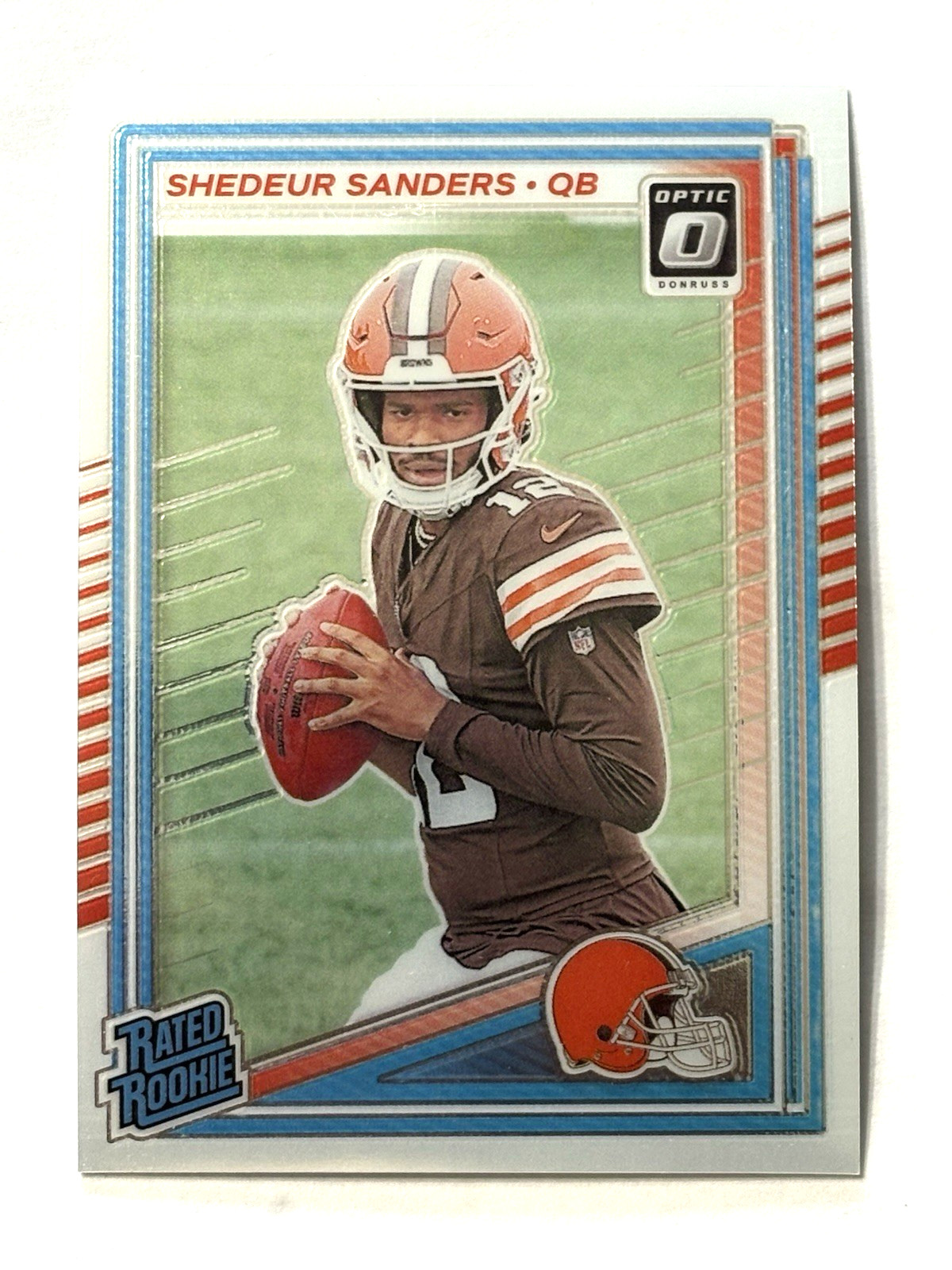 2025 Donruss Optic Shedeur Sanders Rated Rookie Card #203 Browns