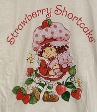 strawberry shortcake shirt Woman s Med Custard cottage baking cat pastry