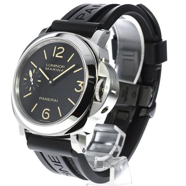 Panerai — Officine Panerai Luminor Marina PAM00415 44mm SS Black Dial Watch #C3324