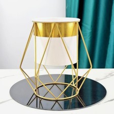 Metal Flower Pots Stand Floral Standing Vase Buckets for Flowers