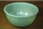 Nice Vintage Fire King JADEITE Green Swirl 6" Glass Mixing Bowl