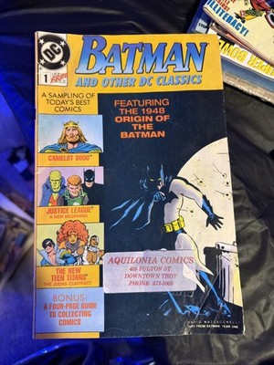 DC Comics Batman # 1 Year One Rare Vintage Collectible. Good Shape. 1987 Maybe