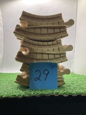 BRIO Thomas  Friends Half Curved Wooden Railway Tracks Lot of 29
