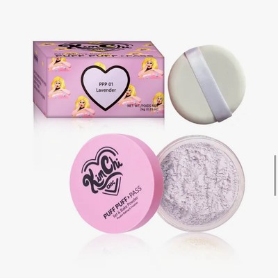 Kimchi Puff Puff Pass  Set Bake Powder PPP01 Ivory+Hint of Lavender=Ivander