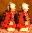 VINTAGE MARX 1960's HAP & HOP MILITARY SOLDIERS RAMP WALKER