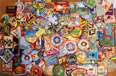 BSA May's Peach of a deal Mixed Lot of 100 different Scouting patches,3 lots #22