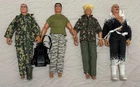 BUNDLE OF 4 (FOUR) 1992 HASBRO 12 INCH GI JOE ACTION FIGURES - GUNG HO, GUILE